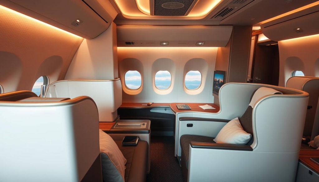 Optimal Business Class Seat Selection